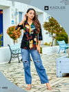 Star Light By Kadlee Rayon Print Designer Ladies Shirt Wholesale Price In Surat